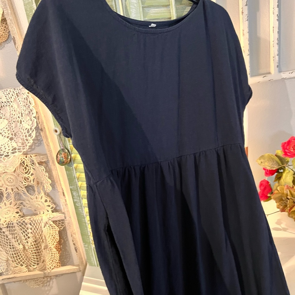 Old Navy Navy Blue Maxi Dress